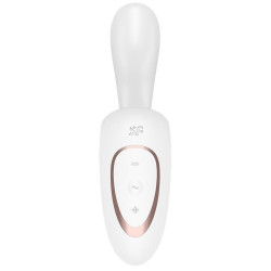Satisfyer Vibro Rabbit Rabbit G For Goddess 1 16 x 3.8cm Blanc
